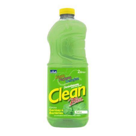 Desinfetante Clean Plus Talco Embalagemitros 2LT