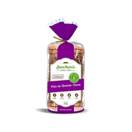 Pão Batata com Sementes Sem Glúten Bem Nutrir 400g