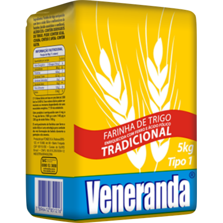 Farinha de trigo veneranda 5kg especial