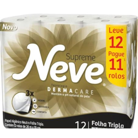 Papel hig neve supreme neutro 20ml12 p11