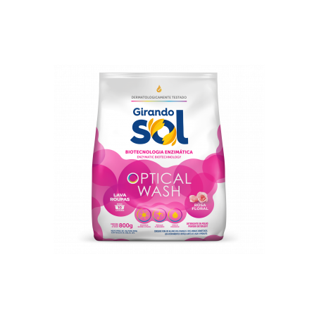 Sabão em pó girando sol rosa 800g