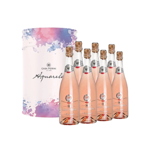 BALDE ESPUMANTE AQUARELA CASA PERINI C/7 750 ML   