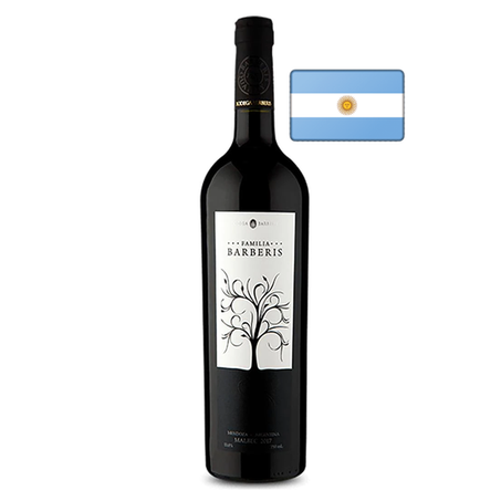 VINHO ARGENTINO TINTO FAMÍLIA BARBERIS MALBEC 750ML