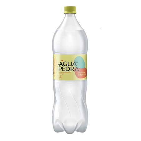 ÁGUA SABORIZADA DA PEDRA ABACAXI&HORTELÃ 1,5L