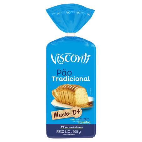 Pão Visconti Tradicional 400g