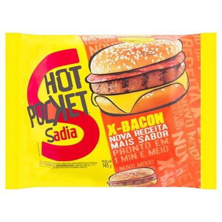 Hot pocket sadia x-bacon 145g
