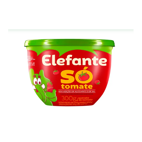 Extrato de tomate elefante so tomate 300g*pote .