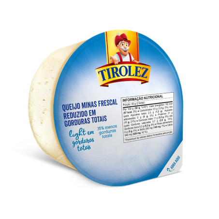 Queijo Minas Frescal Light Tirolez Kg