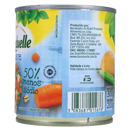 Seleta bonduelle suave lt 200g 360-24