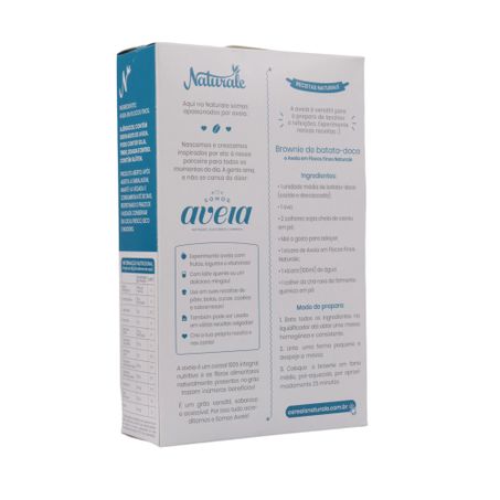 Aveia naturale flocos finos 170g 360-25