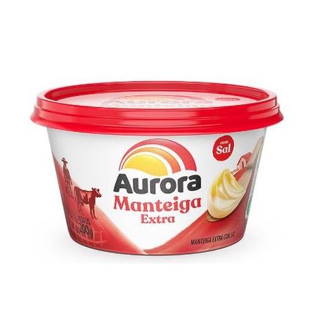Manteiga Extra Aurora com Sal Pote 200gr