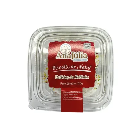 BISCOITO ANA JULIA 170G NATAL