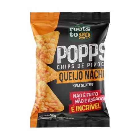 CHIPS PIPOCA ROOTS TO GO 35G