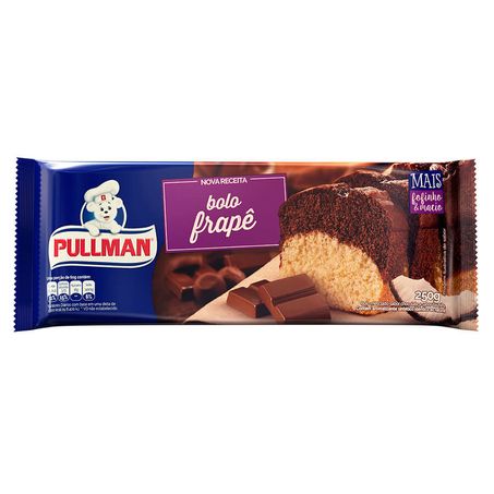 Bolo pullman frapê chocolate e baunilha 250g