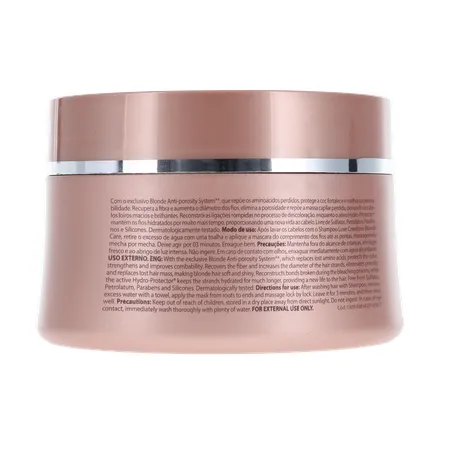 MÁSCARA DE TRATAMENTO AMEND LUXE CREATIONS BLONDE CARE POTE 250G 360-17