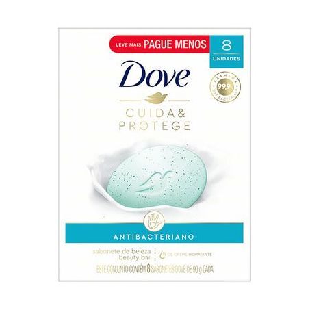 Sabonete dove antibacteria 90g.