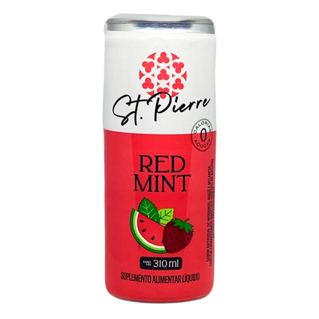 Bebida St.Pierre Red Mint Zero Lata 310ml