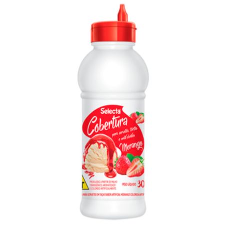 Cobert sorvete selecta morango 300g