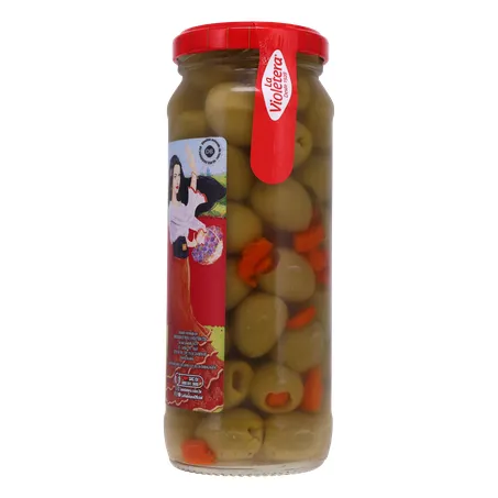 Azeitona Verde La Violetera Pasta de Pimentão Vidro 200G 360-14