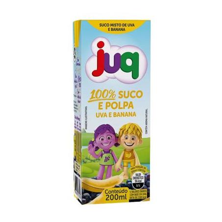 SUCO JUQ 200ML UVA + BANANA
