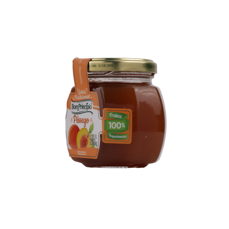 GELEIA TRADICIONAL DE PESSEGO 250G BOM PRINCIPIO 360-9