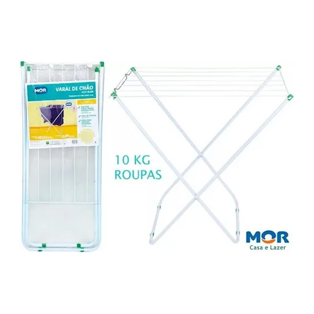 VARAL DE CHÃO MOR SLIM AÇO UNID 360-2