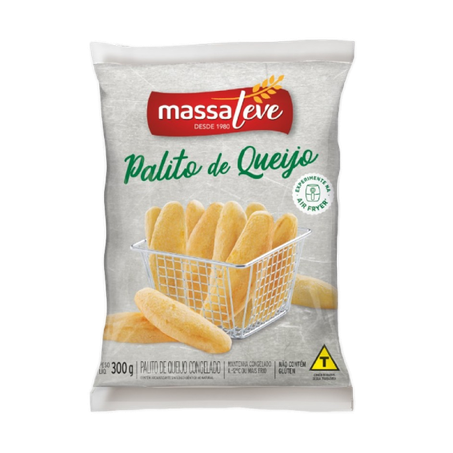 Palito De Queijo Massa Leve 300g