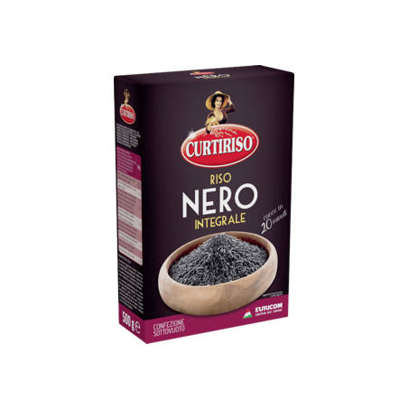 Arroz italiano curtiriso negro integral 500g