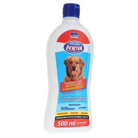 Shampoo Dr Animal 500ml Anti Pulgas 360-34