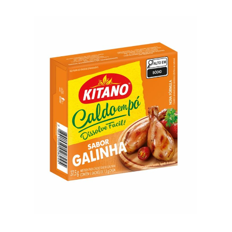 Caldo Kitano Pó Galinha Caixa 37,5g 