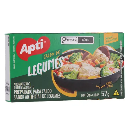 CALDO DE LEGUMES EM CUBO APTI 57G 360-34