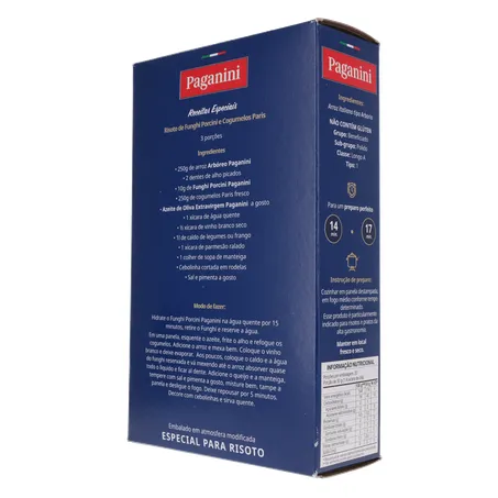 Arroz Arbório Paganini Caixa 1Kg 360-22