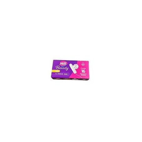 ABSORVENTES MILI INTERNO BEAUTY MÉDIO COM 16 UN