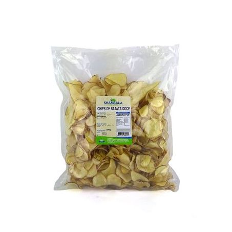 CHIPS BATATA DOCE SHAMBALA 500G CEBOLA/S
