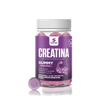 SUPER GUMMY CREATINA AMORA 60 GUMMIES - DESINCHÁ