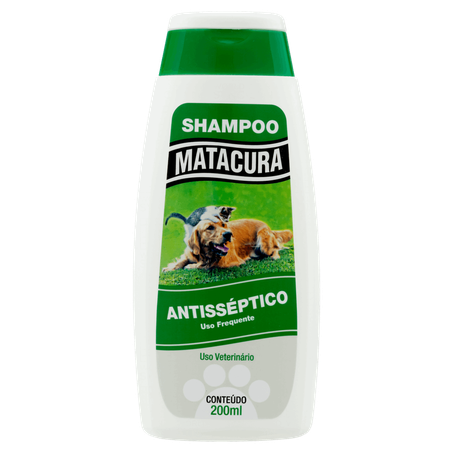 Shampoo Uso Veterinário Matacura Antisséptico Frasco 200ml