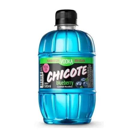 Coquetel alcoolico chicote blueberry 500ml