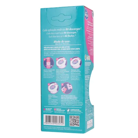 Desodorizador Gota Limpa gel adesivo eucalipto 41g 360-20