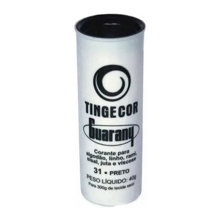 Corante guarany tingecor preto 40g pó