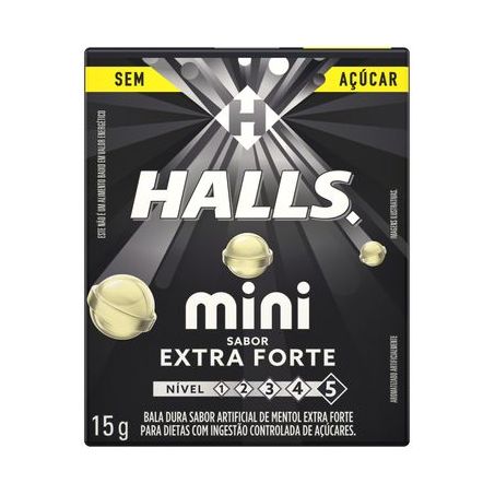 HALLS MINI EXTRA FORTE 15G