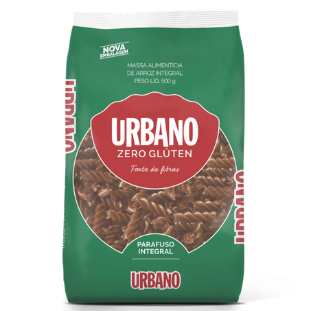 Massa urbano zero glúten integral parafuso 500g