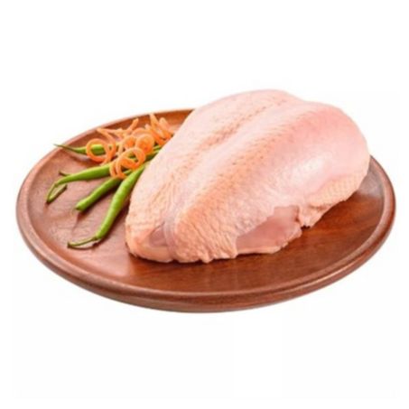 Peito de frango com osso in natura ao kg