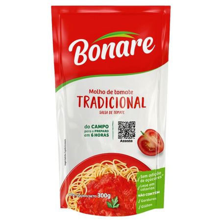 MOLHO TOMATE TRAD BONARE 300G