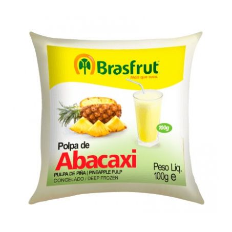 POLPA FRUTA BRASFRUT ABACAXI 100G