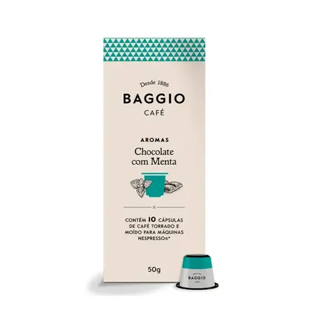 CAFE BAGGIO CAPS AROMA CHOC/MENTA C/10