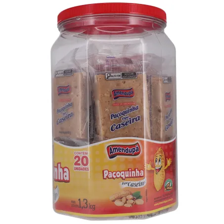 Paçoca amendupã caseiro pote 1.3kg 360-8
