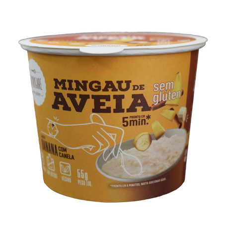 MINGAU DE BANANA E CANELA SEM GLÚTEN 55G - DI MANGIARE