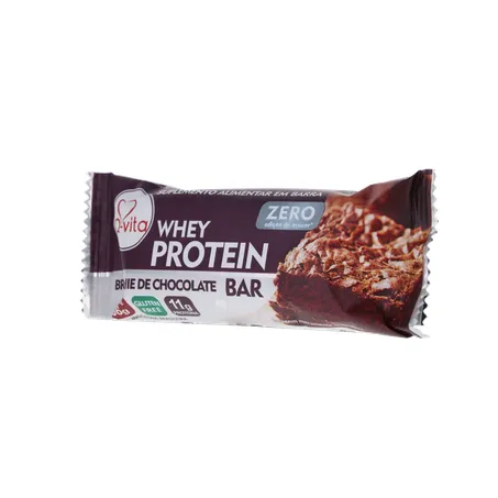 BARRA WHEY PROTEIN Q-VITA BROWNIE DE CHOCOLATE ZERO ADIÇÃO DE AÇÚCAR 36G 360-3