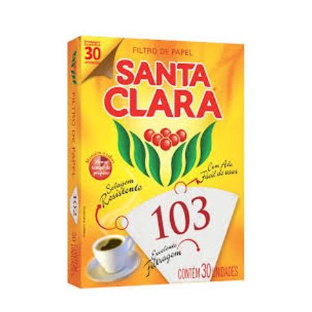 FILTRO PAPEL SANTA CLARA 103 30UN