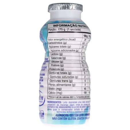 BEBIDA PENSE ZERO MORANGO BATAVO 170G 360-16